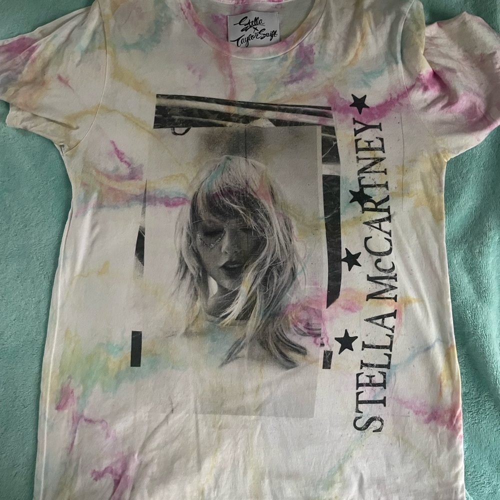 Stella McCartney/Taylor Swift Pastel Tie-Dye Tee